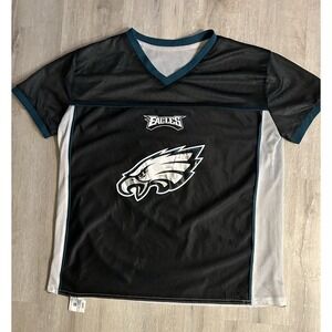 Philadelphia Eagles NFL Flag Football Jersey, Reversible Gray/Black, Adult Med